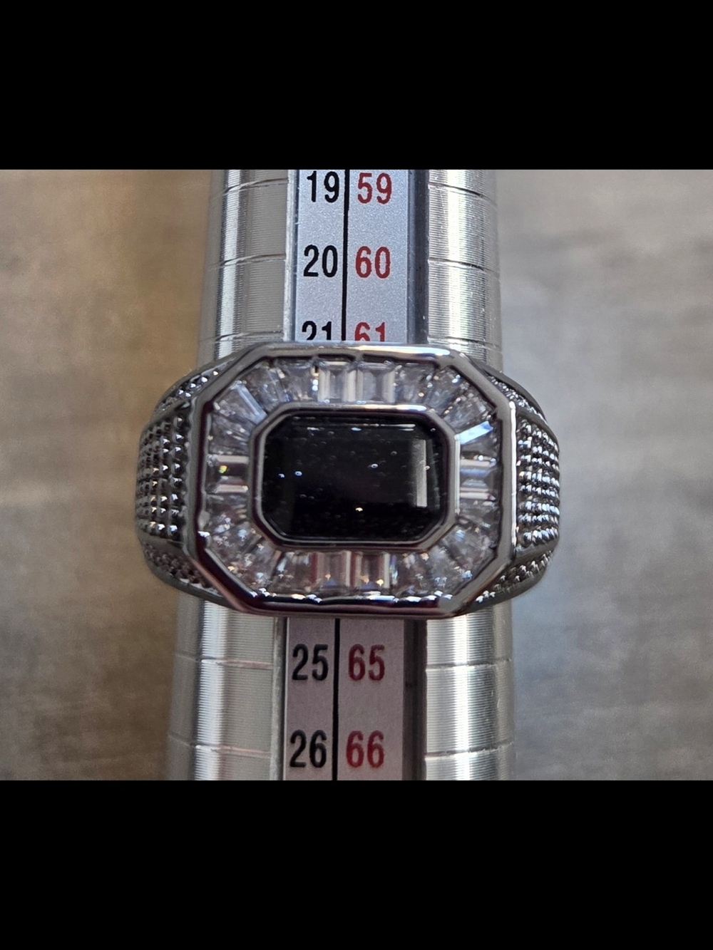 Black Untamed Ring Size 10